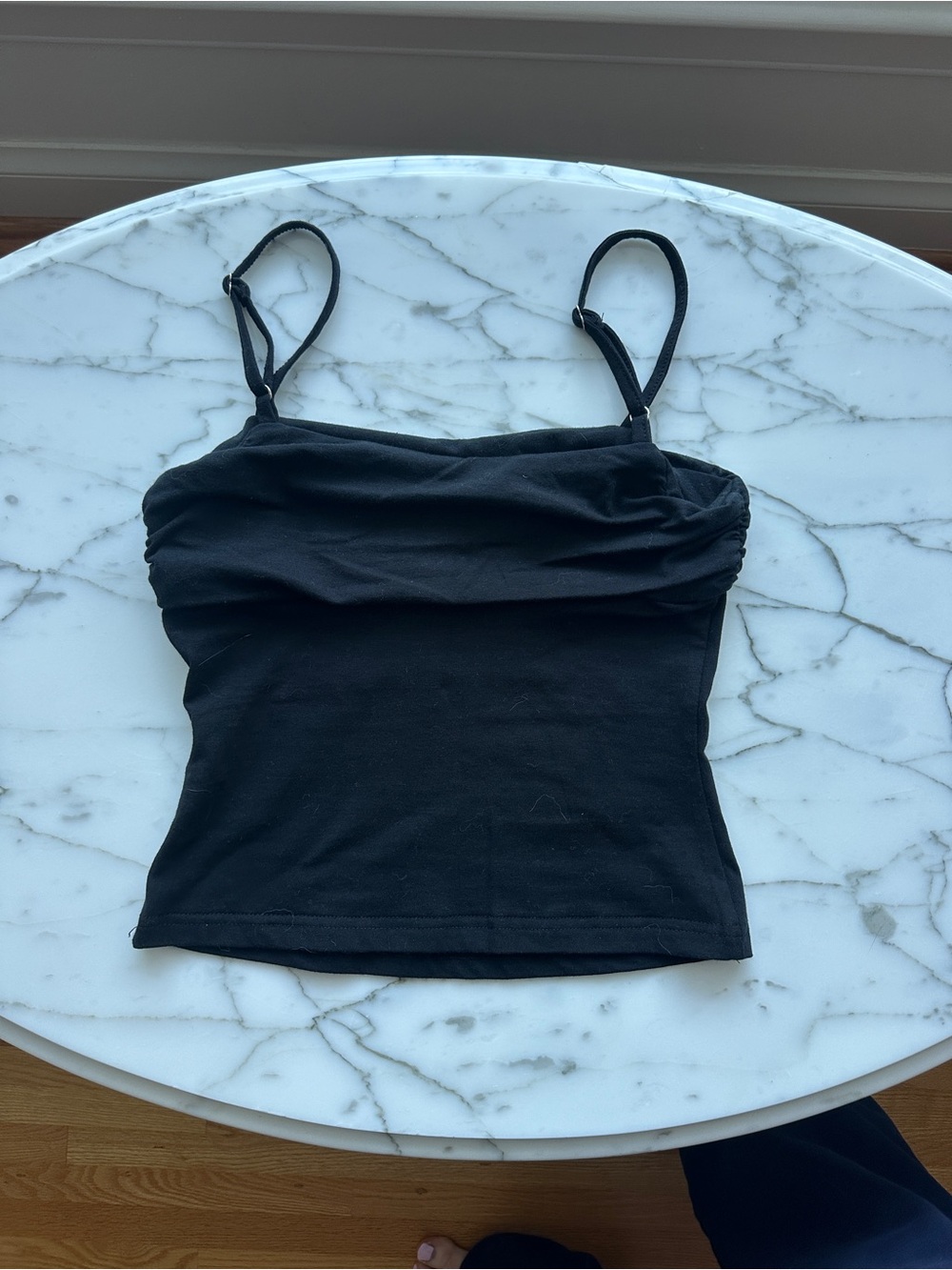 Princess Polly Black Ruched Cami - Picture 2 of 2